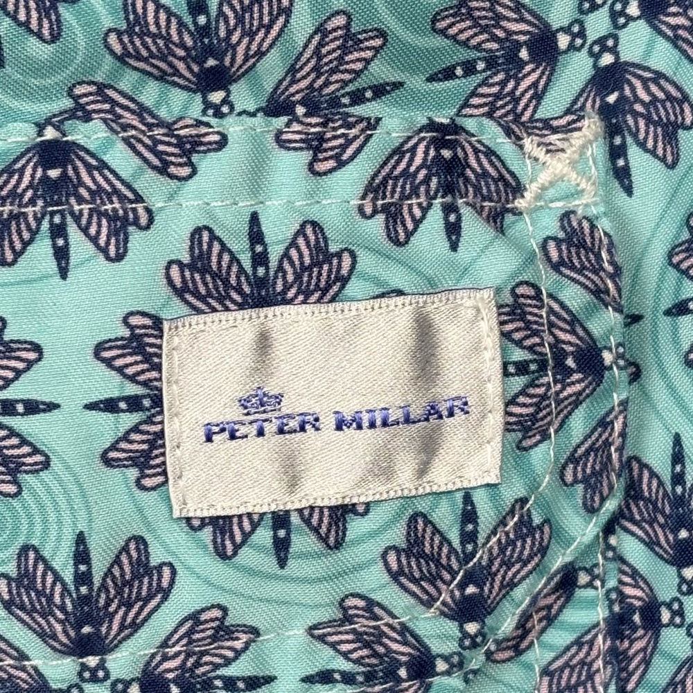 Peter Millar Swim‎ Trunks Mens Small Blue Seaside Collection Dragon Fly Print - Picture 6 of 14